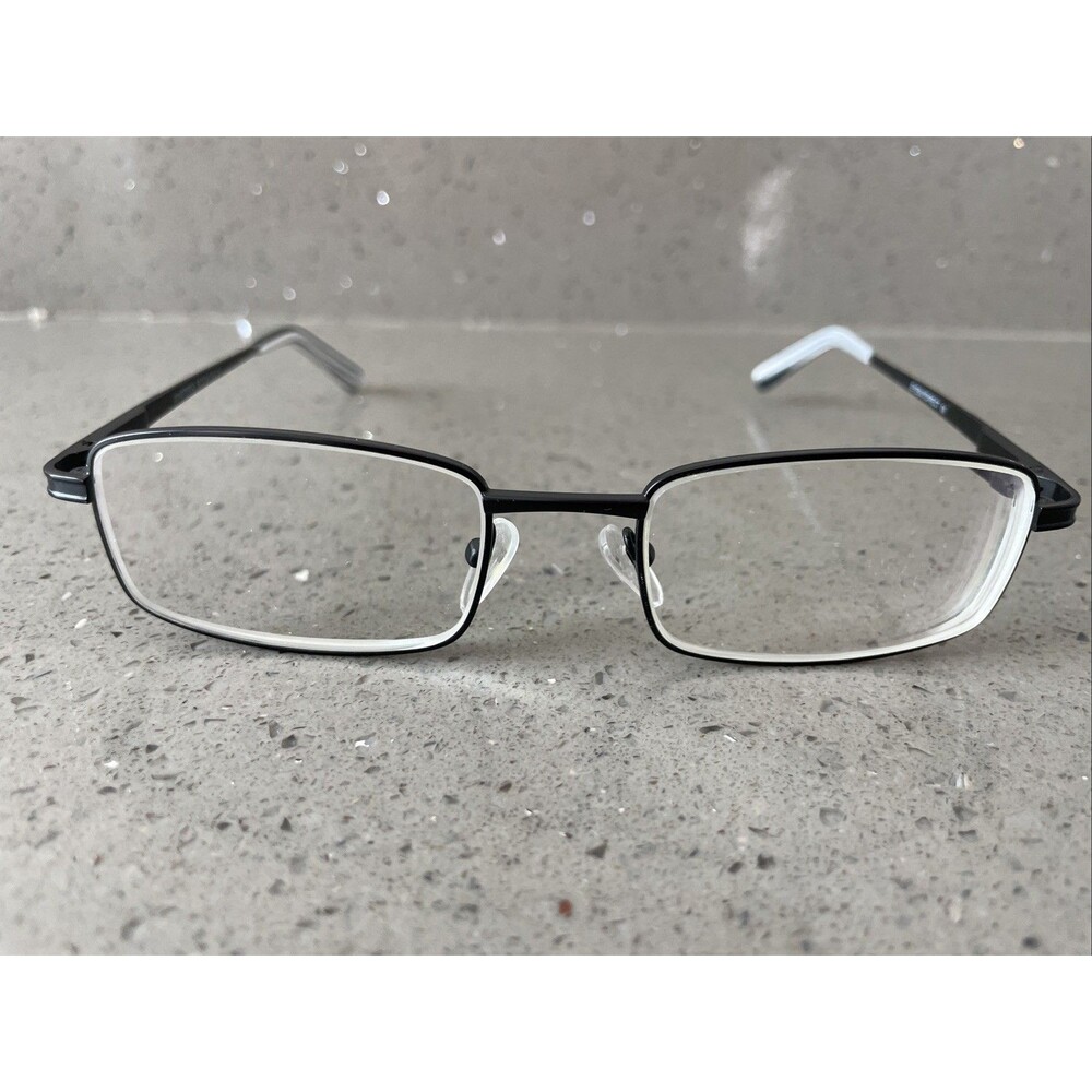Eyebuydirect Chistopol 52-19-140 C1 Black Metal Eyeglasses FRAMES ONLY rectangle